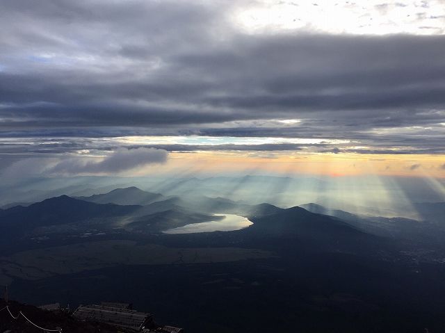 富士山の御来光